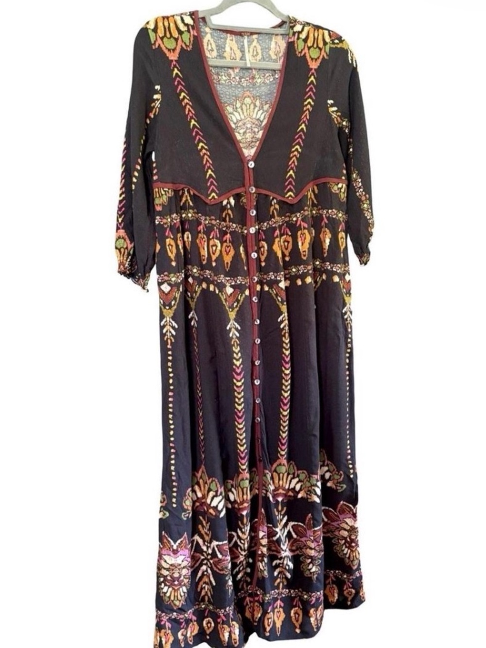 Free people Foley Maxi Dress size Xs - Picture 4 of 9